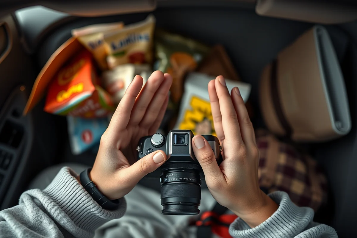 car trip activities food stops guide — Car Trip Activities Food Stops Guide (the finished result)