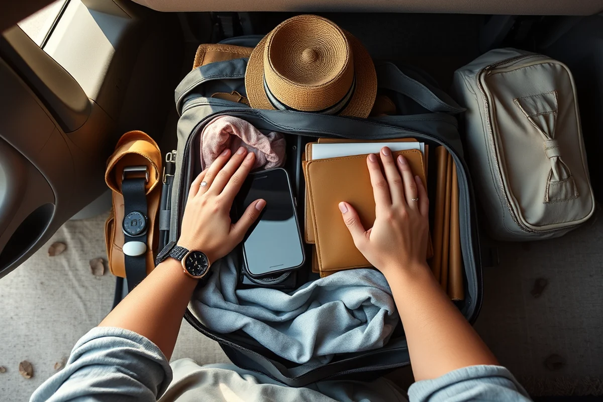 car-trip activities timing checklist — Car-trip Activities Timing Checklist (the finished result)