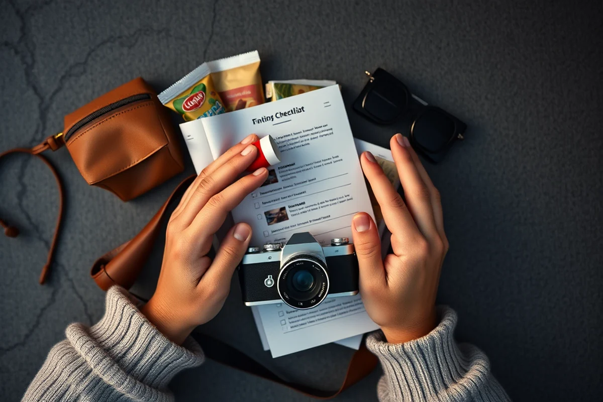 car-trip activities with checklist — Car-trip Activities With Checklist (the finished result)