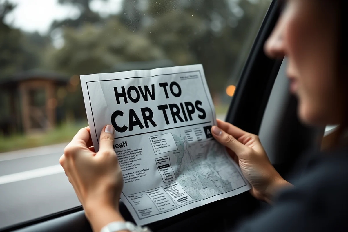 how to car trip activities food stops — How To Car Trip Activities Food Stops (step by step)