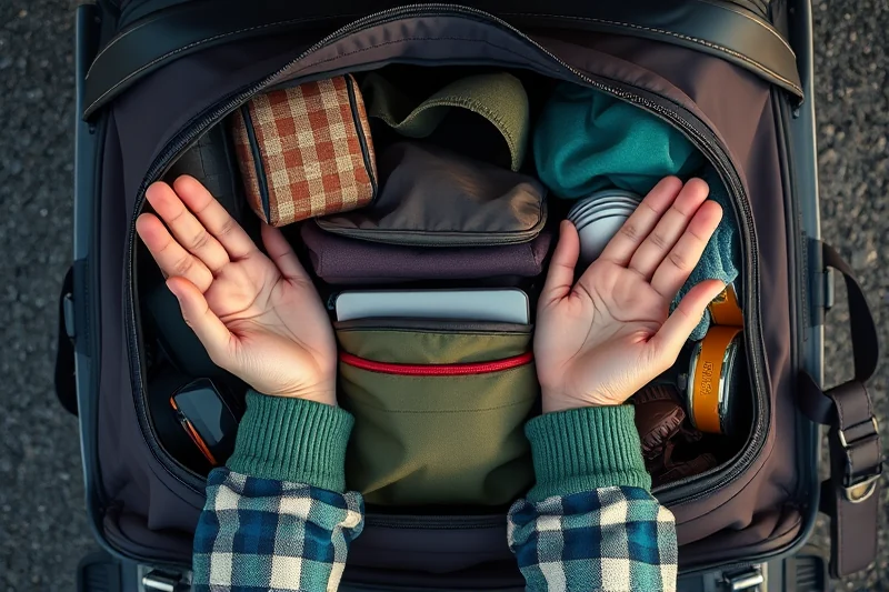 how to car trip activities packing gear — How To Car Trip Activities Packing Gear (the finished result)